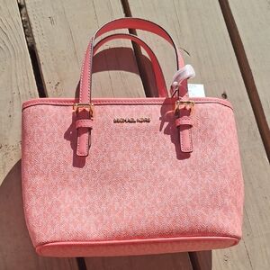 Michael Kors Pink Tote Bag